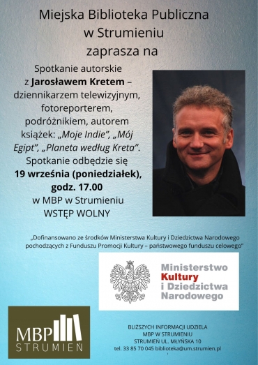 Spotkanie autorskie z Jarosławem Kretem