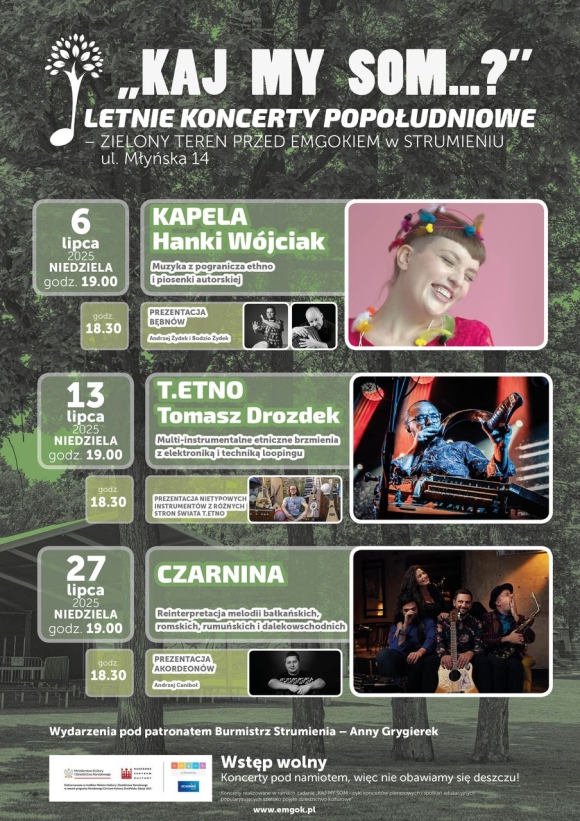 Letnie koncerty popołudniowe