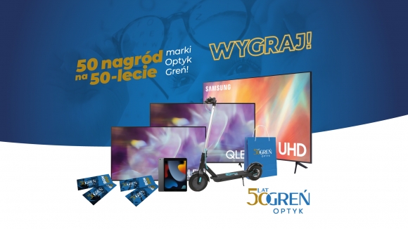 Wyjątkowy konkurs na 50 urodziny Optyk Greń.